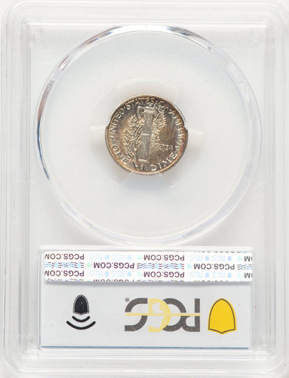 1942/1 10C Mercury Dime PCGS AU58+