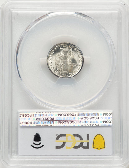 1938-D 10C FB CAC Mercury Dime PCGS MS67+