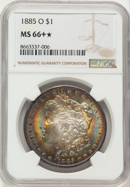 1885-O Morgan Dollar NGC MS66+