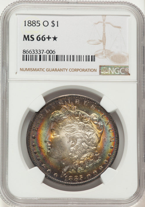 1885-O Morgan Dollar NGC MS66+