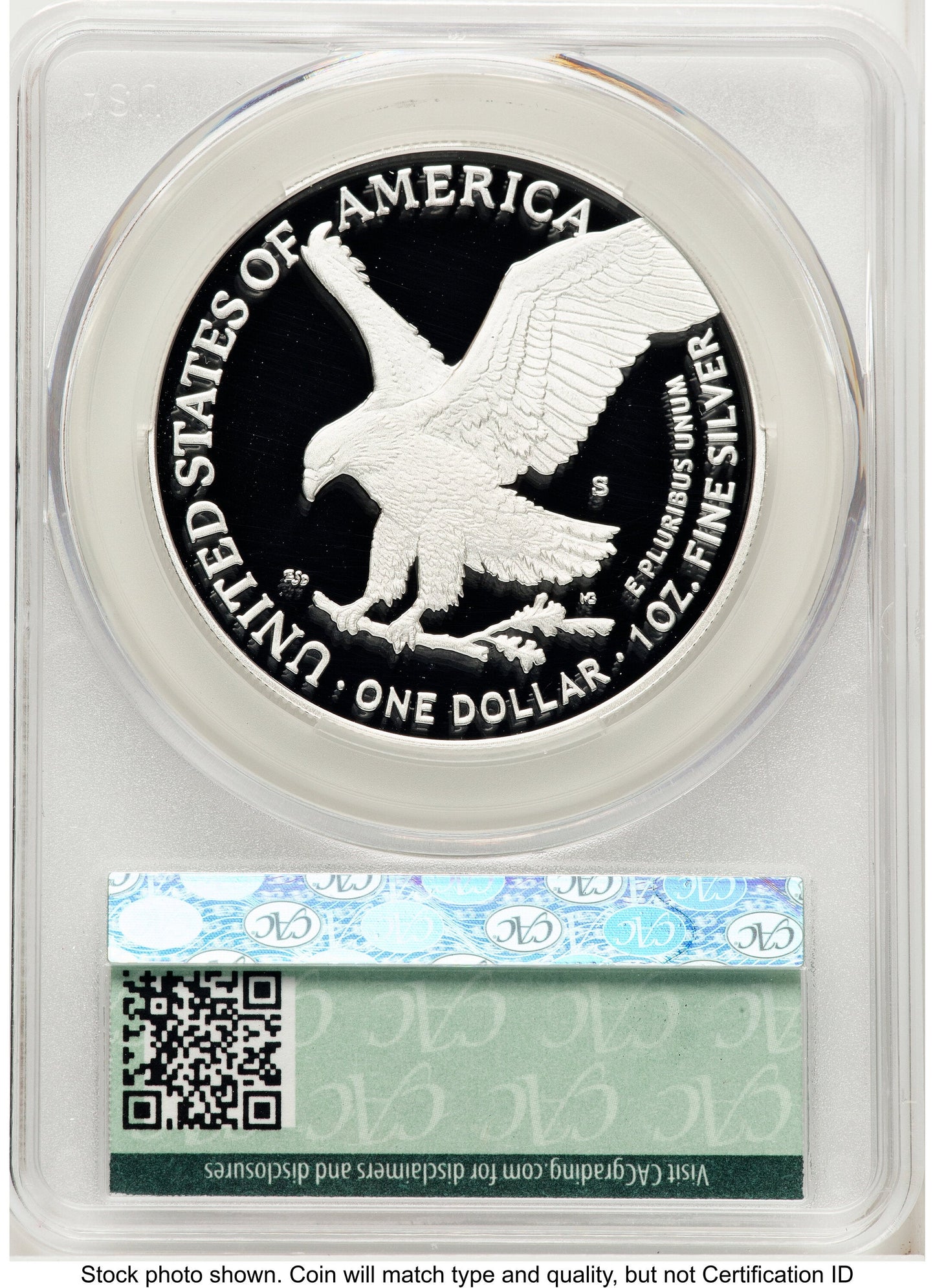 2025-S Proof Silver Eagle Privy U.S. Navy 250th Anniversary 1 oz Advanced Delivery Ron Drzewucki CACG PR70