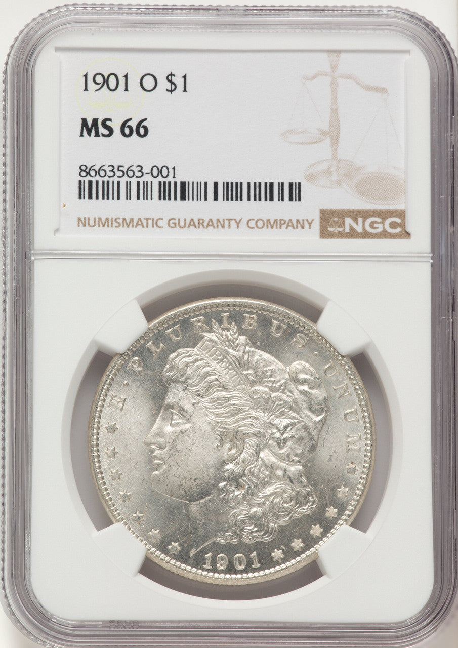 1901-O Morgan Dollar NGC MS66