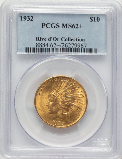 1932 $10 Indian Eagle PCGS MS62+