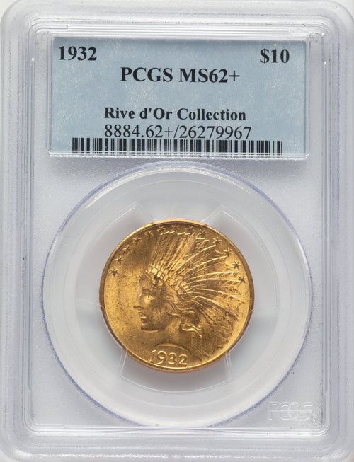 1932 $10 Indian Eagle PCGS MS62+