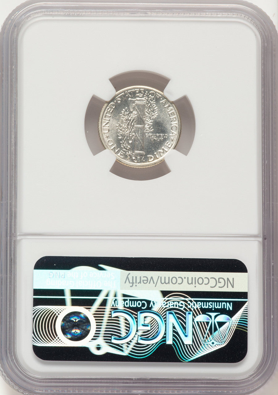 1929-S 10C FB Mercury Dime NGC MS66
