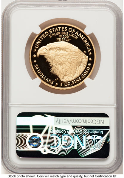 2025-W Proof Gold Eagle 1 oz FDI 1ST NGC PF70