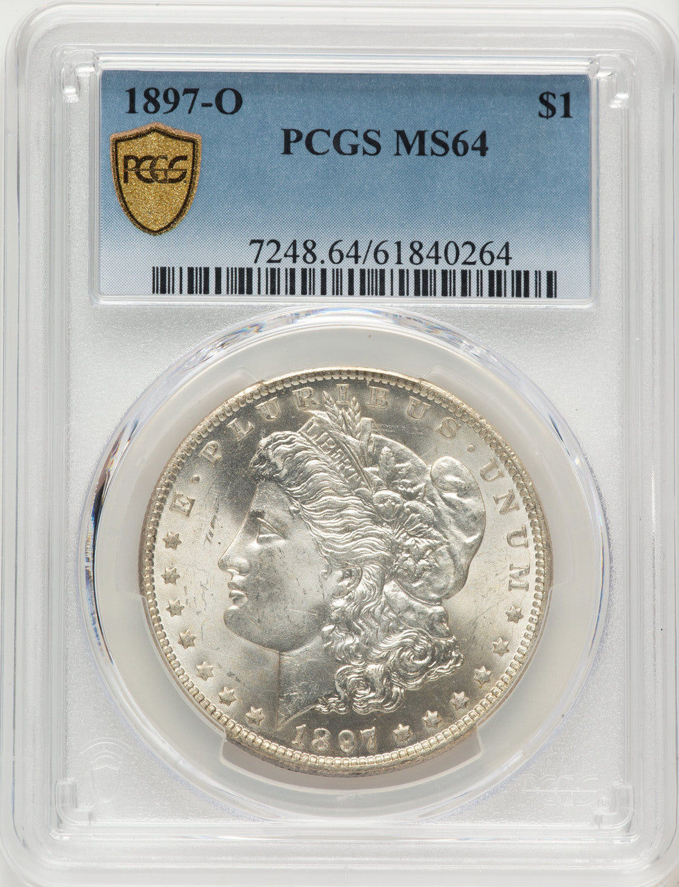 1897-O Morgan Dollar PCGS MS64