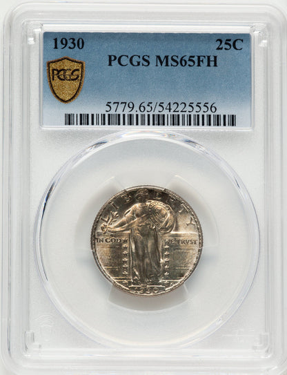 1930 25C FH Standing Liberty Quarter PCGS MS65