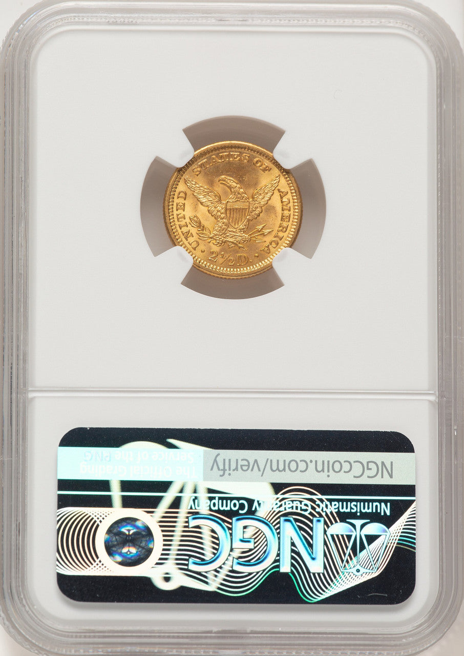 1907 $2.50 Liberty Quarter Eagle NGC MS66+