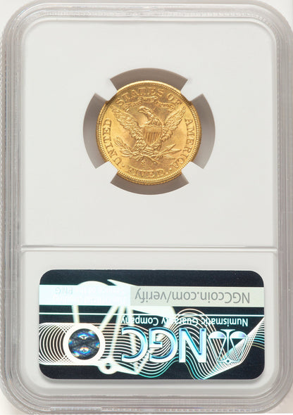 1901-S $5 Liberty Half Eagle NGC MS65