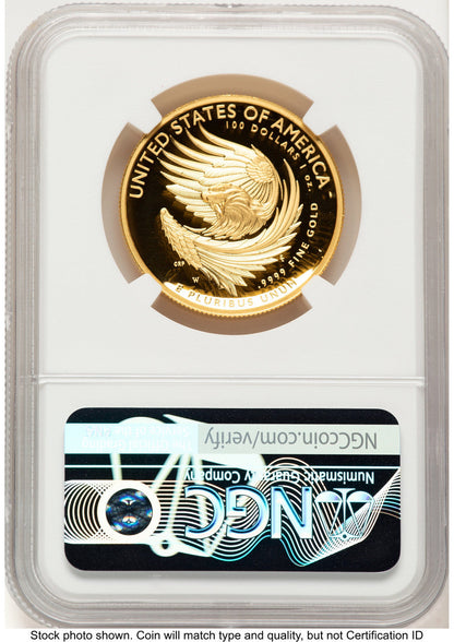2025-W G$100 American Liberty High Relief ER Mike Castle NGC PF70 (782665043)