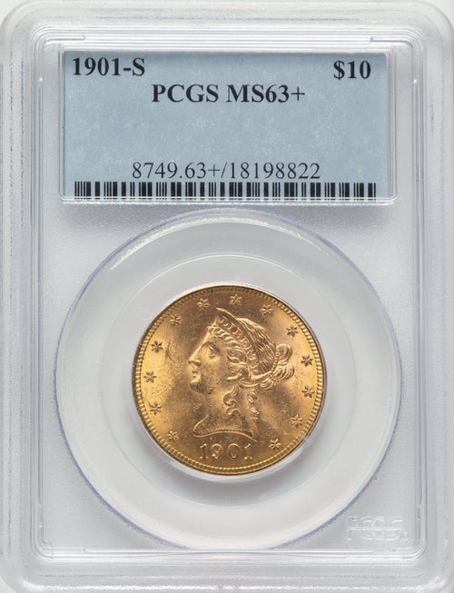 1901-S $10 Liberty Eagle PCGS MS63+