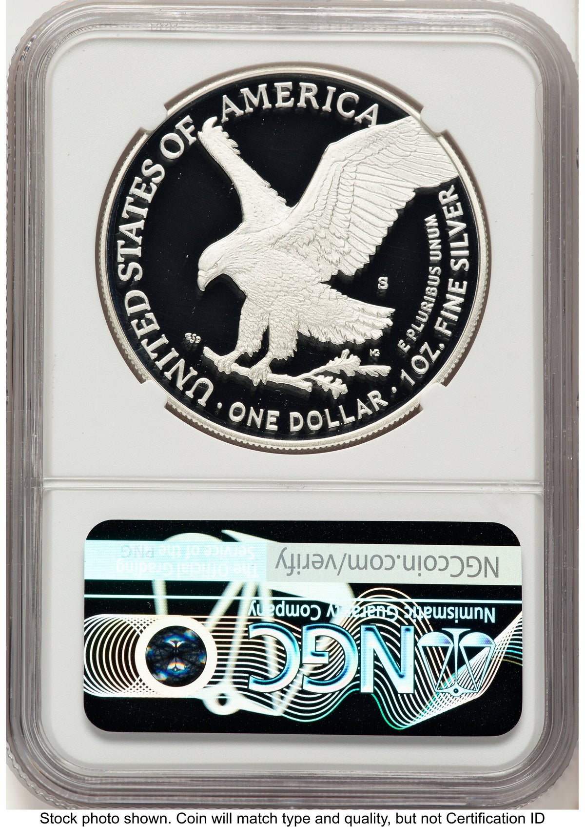 2025-S Proof Silver Eagle 1 oz AR Mike Castle NGC PF70