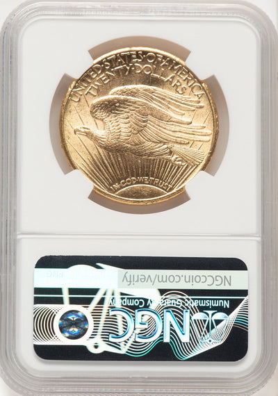 1908-S $20 Saint-Gaudens Double Eagle NGC MS62