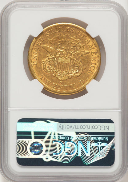 1860-S $20 Liberty Double Eagle NGC XF45