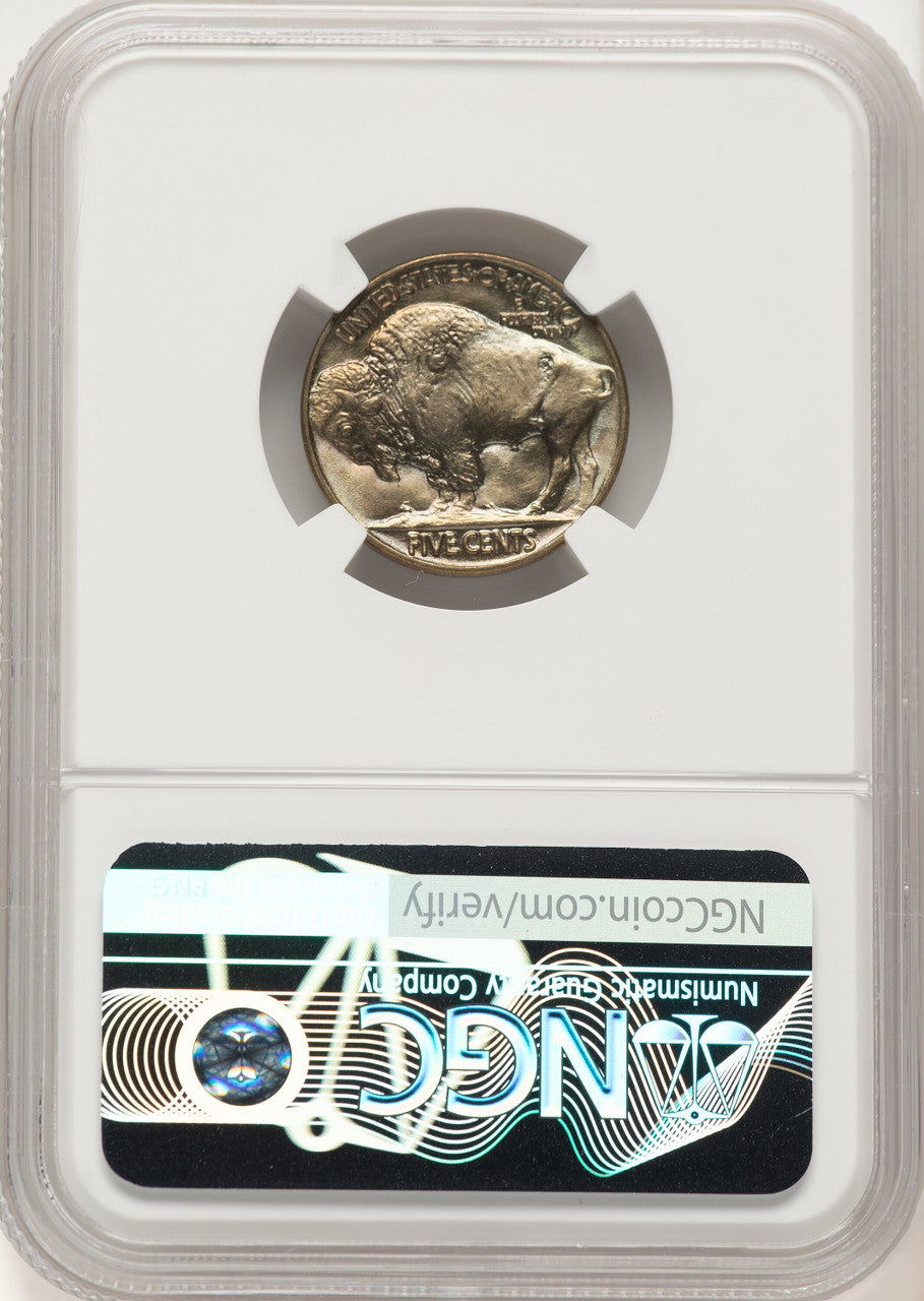 1937 5C Buffalo Nickel NGC MS67