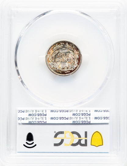 1914 10C Barber Dime PCGS MS66