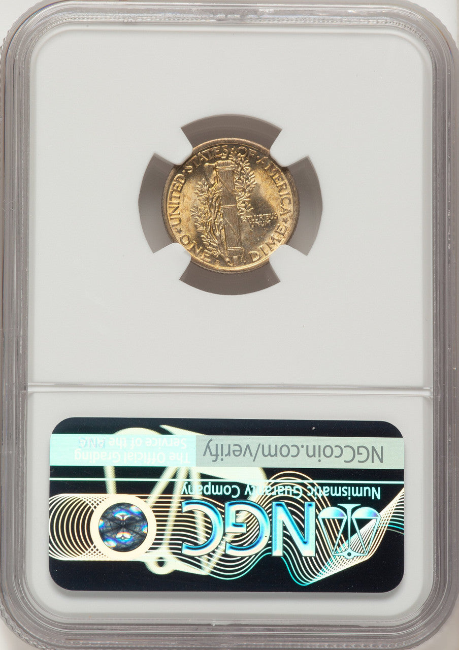 1924-D 10C FB Mercury Dime NGC MS64