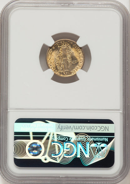 1924-D 10C FB Mercury Dime NGC MS64