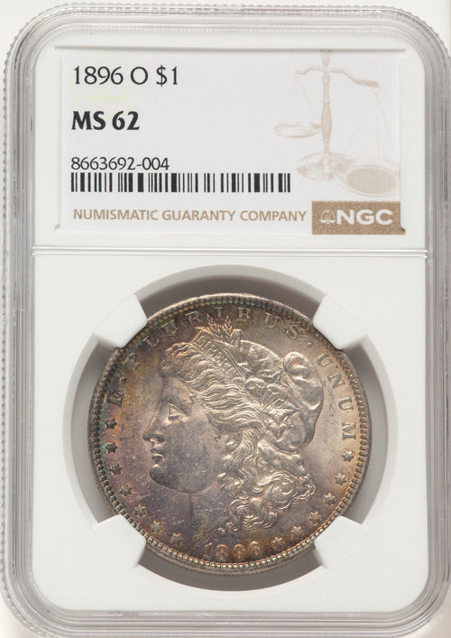 1896-O Morgan Dollar NGC MS62