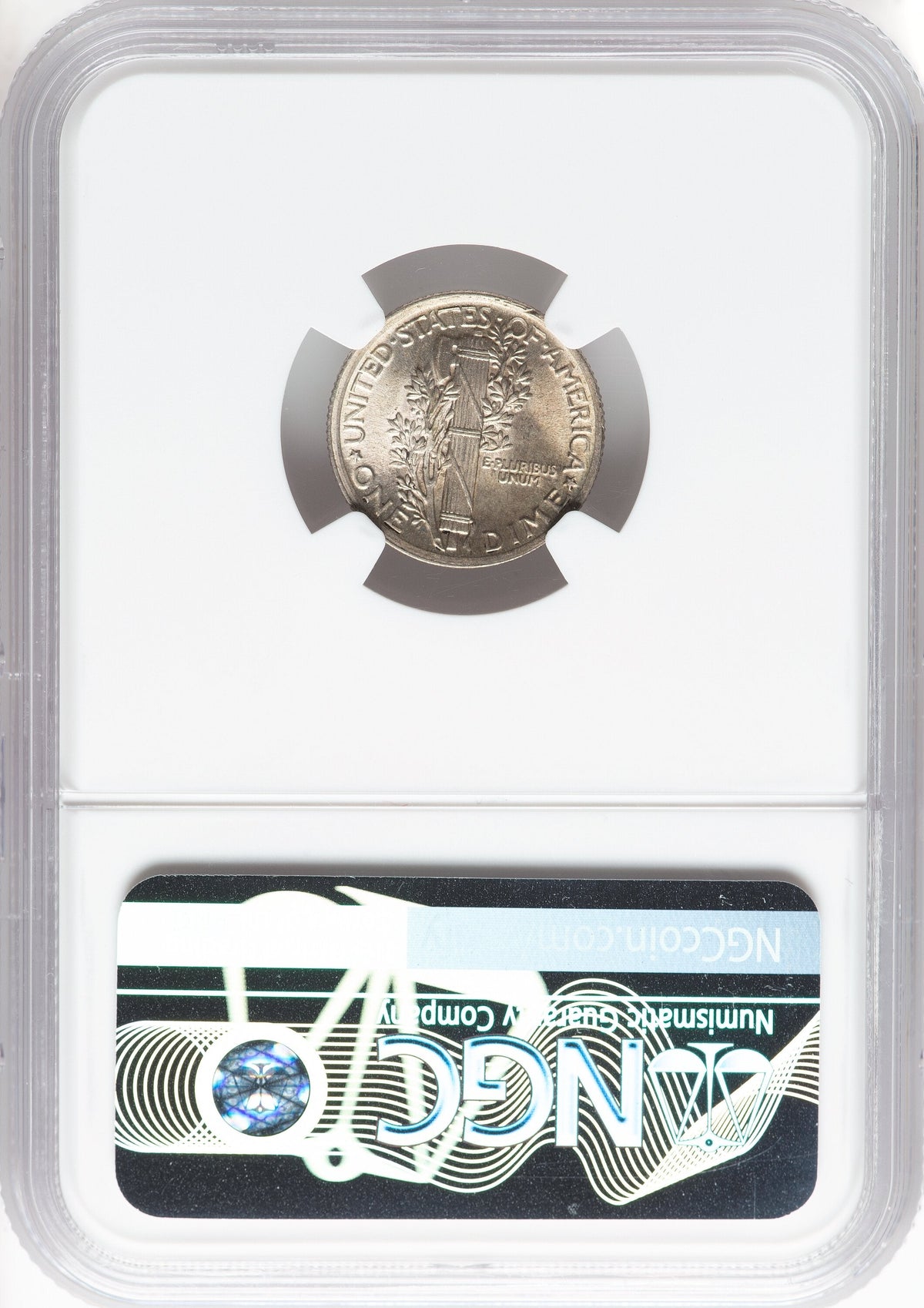 1921 10C FB Mercury Dime NGC MS65