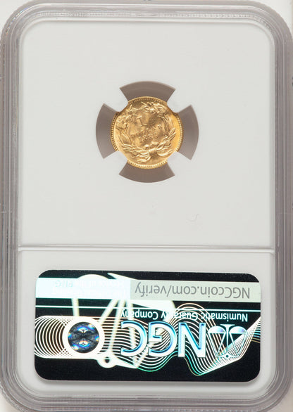 1889 G$1 Gold Dollar NGC MS67