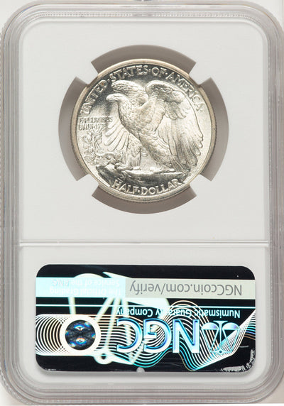 1916-D 50C Walking Liberty Half Dollar NGC MS65 (782995006)