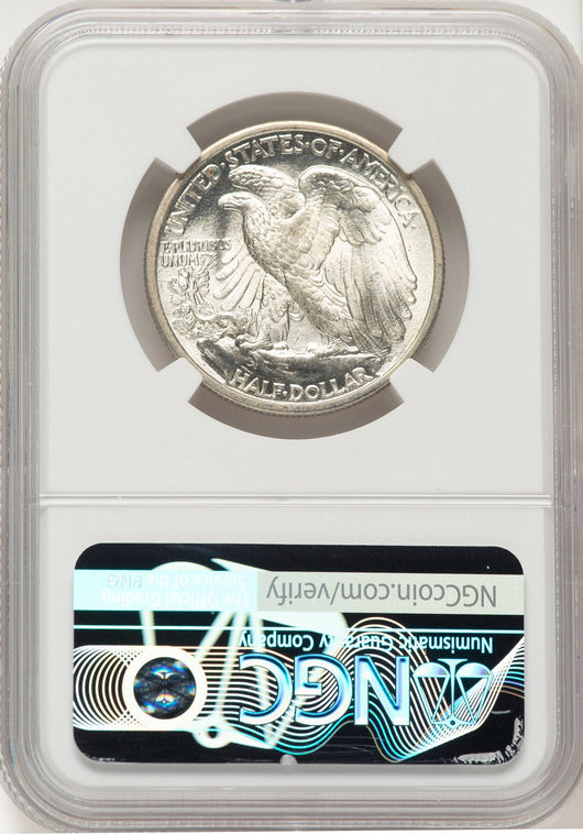 1916-D 50C Walking Liberty Half Dollar NGC MS65 (782995006)