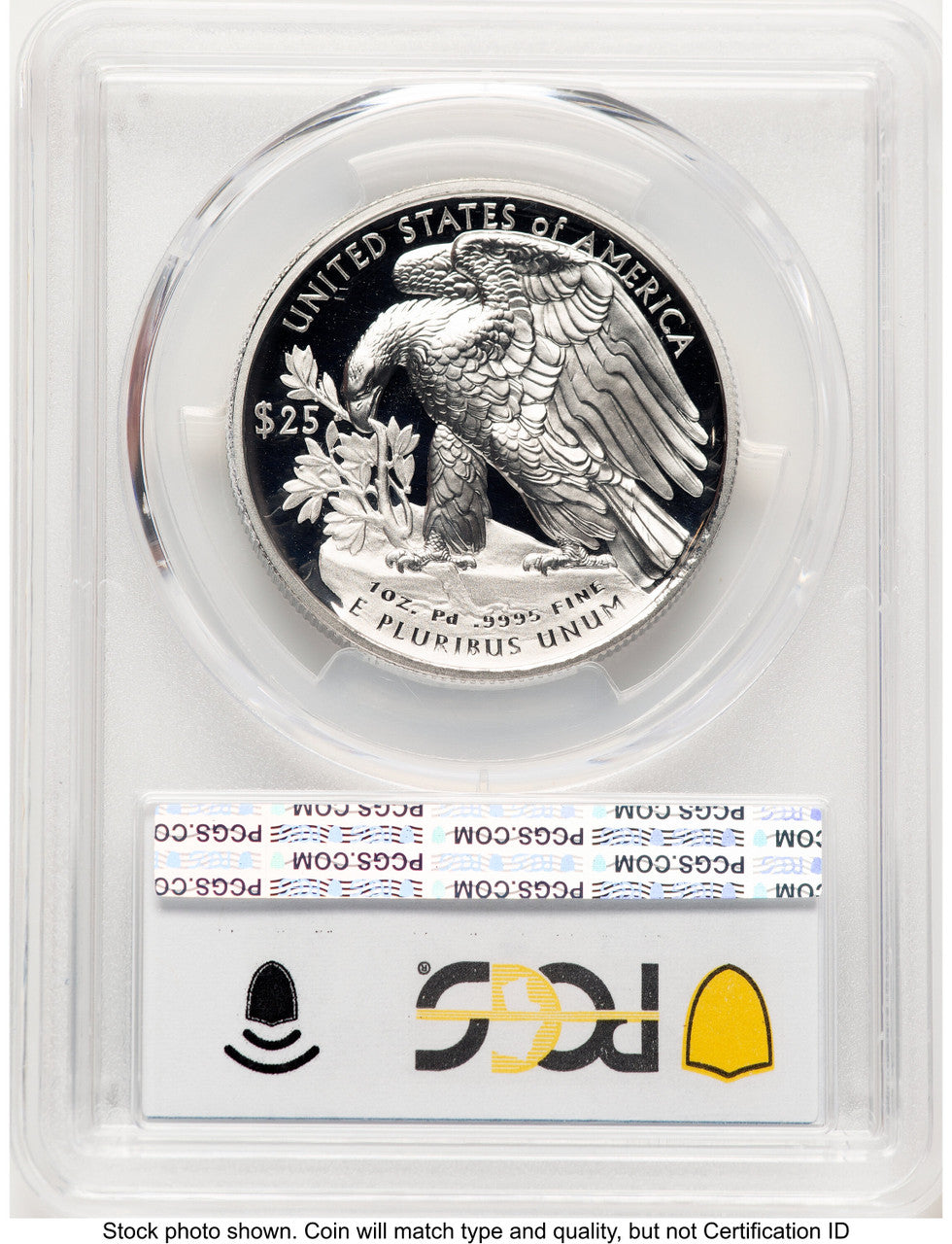 2021-W Palladium Eagle 1 oz Blue Gradient PCGS PR70 (783110002)