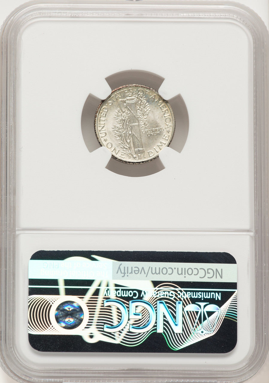1944-D 10C FB Mercury Dime NGC MS68