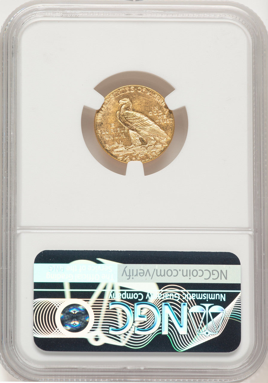 1915 $2.50 Indian Quarter Eagle NGC MS63