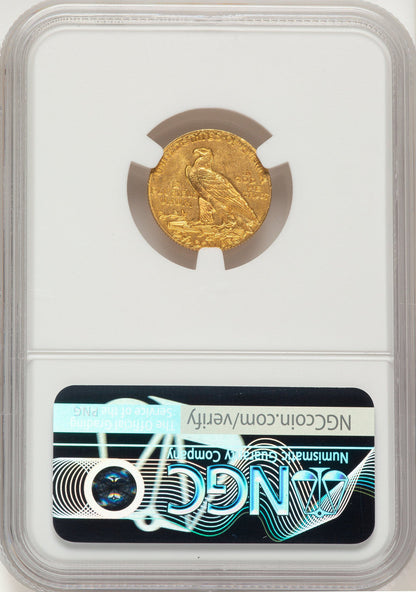 1911 $2.50 Indian Quarter Eagle NGC MS62