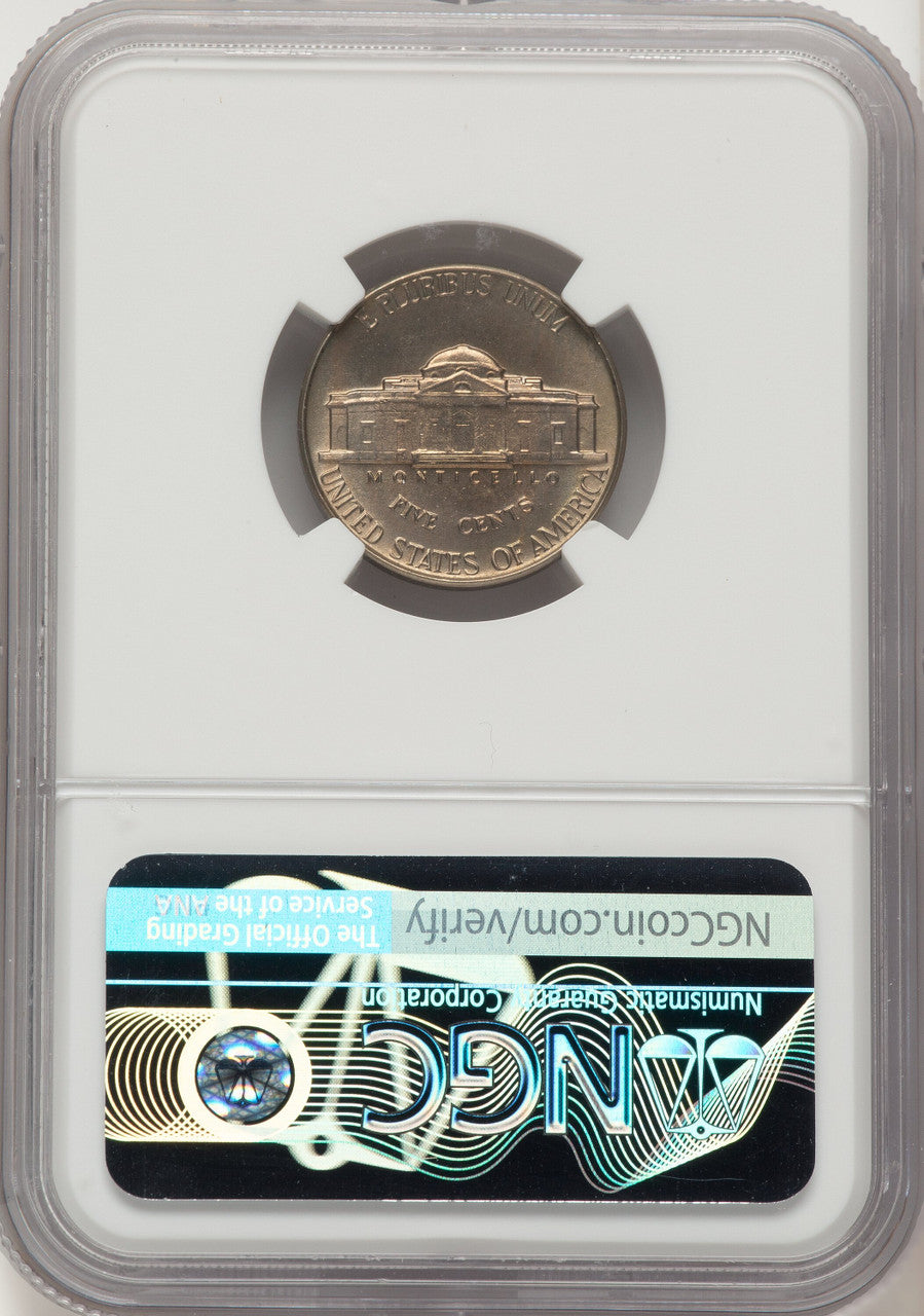 1947 5C FS Jefferson Nickel NGC MS67+