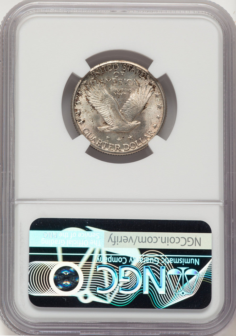 1924-S 25C Standing Liberty Quarter NGC MS66