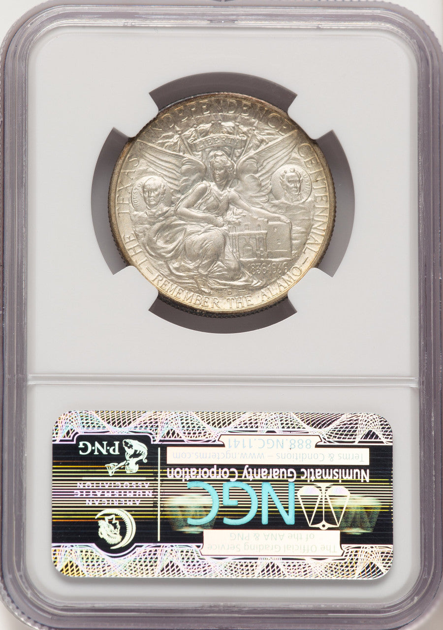 1937-D 50C Texas CAC Commemorative Silver NGC MS67