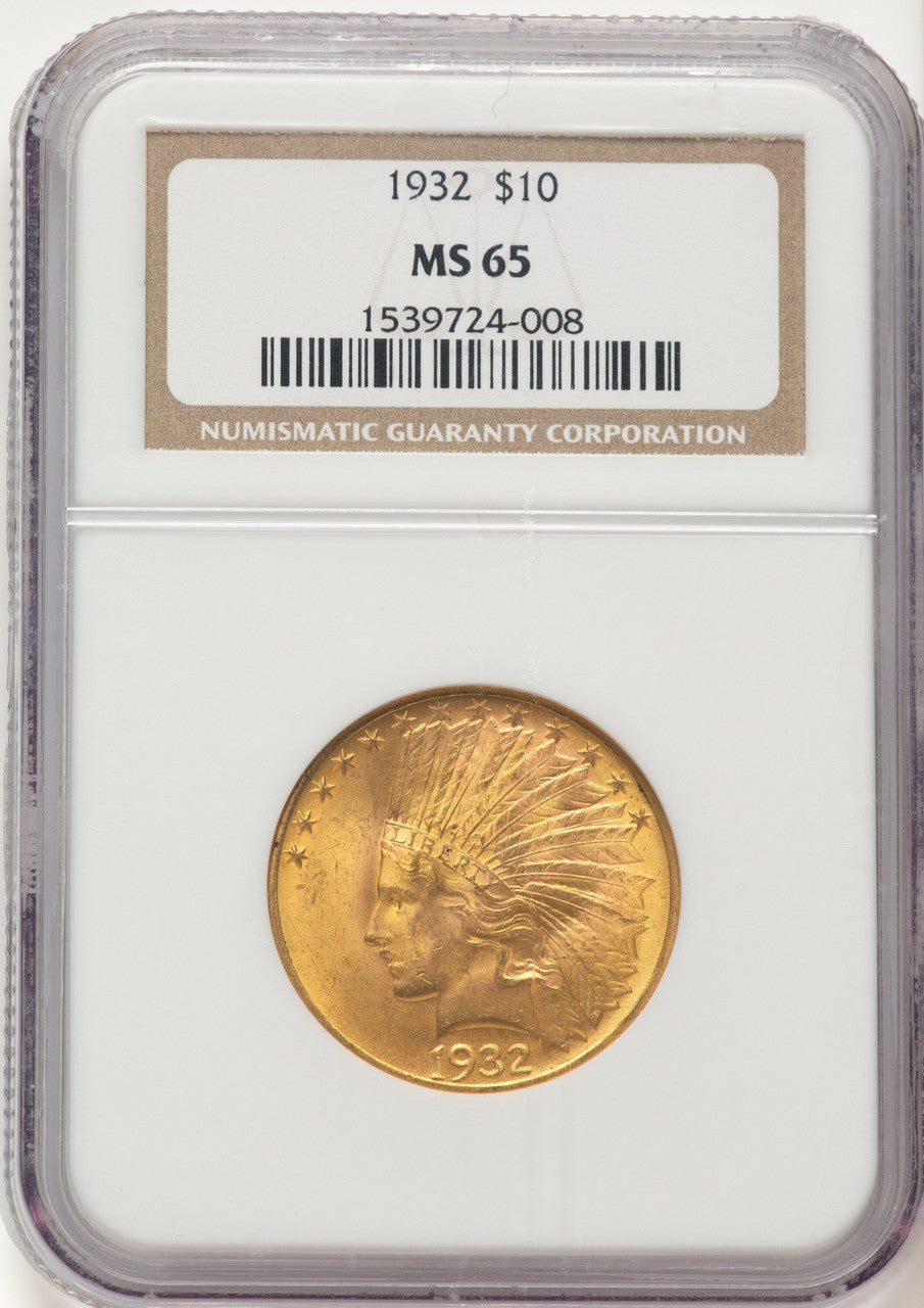 1932 $10 Indian Eagle NGC MS65