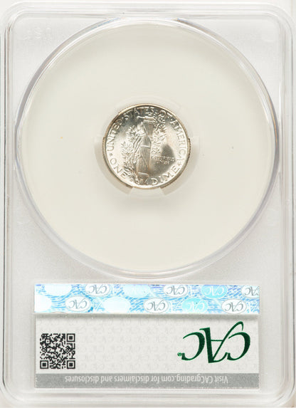 1931-D 10C FB Mercury Dime CACG MS66