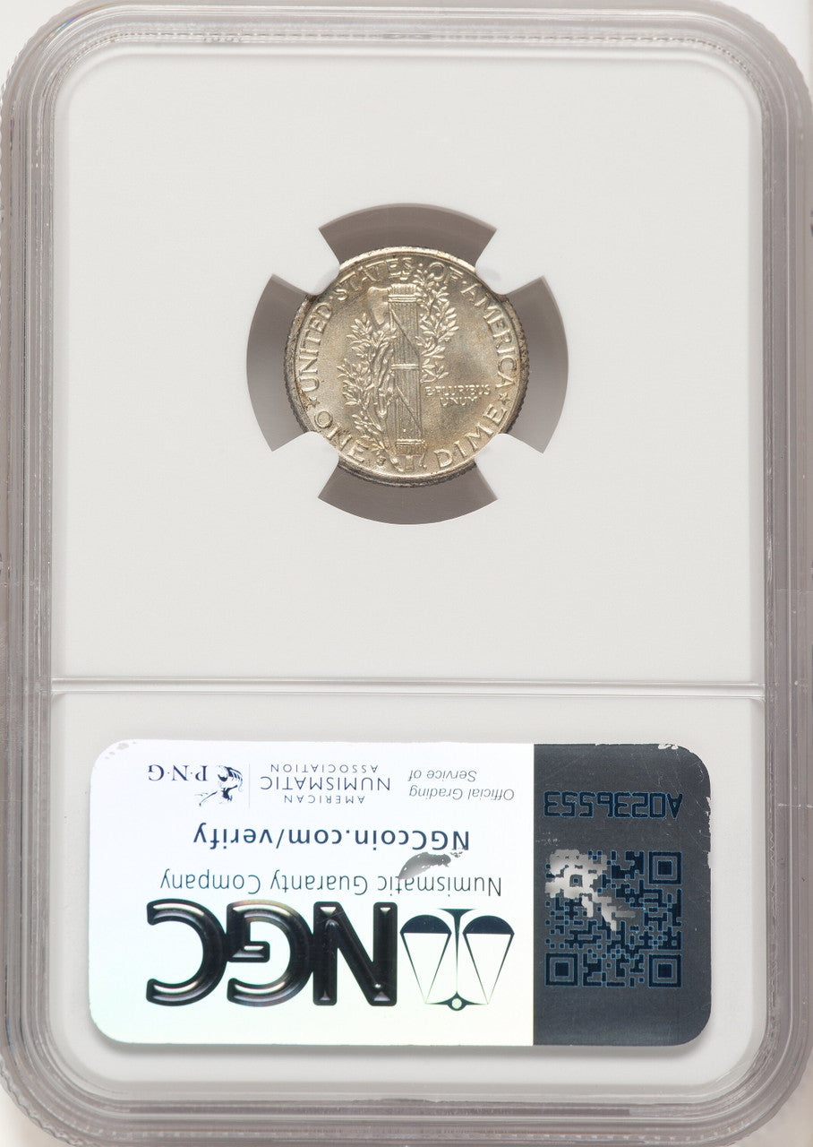 1936-S 10C FB Mercury Dime NGC MS67