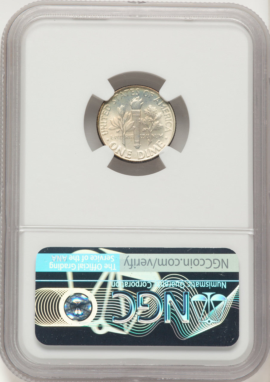 1947 10C FB Roosevelt Dime NGC MS68