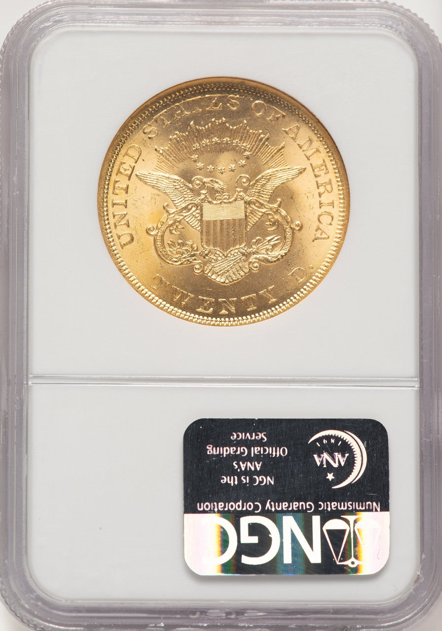 1861 $20 Liberty Double Eagle NGC MS64