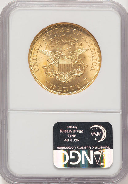 1861 $20 Liberty Double Eagle NGC MS64