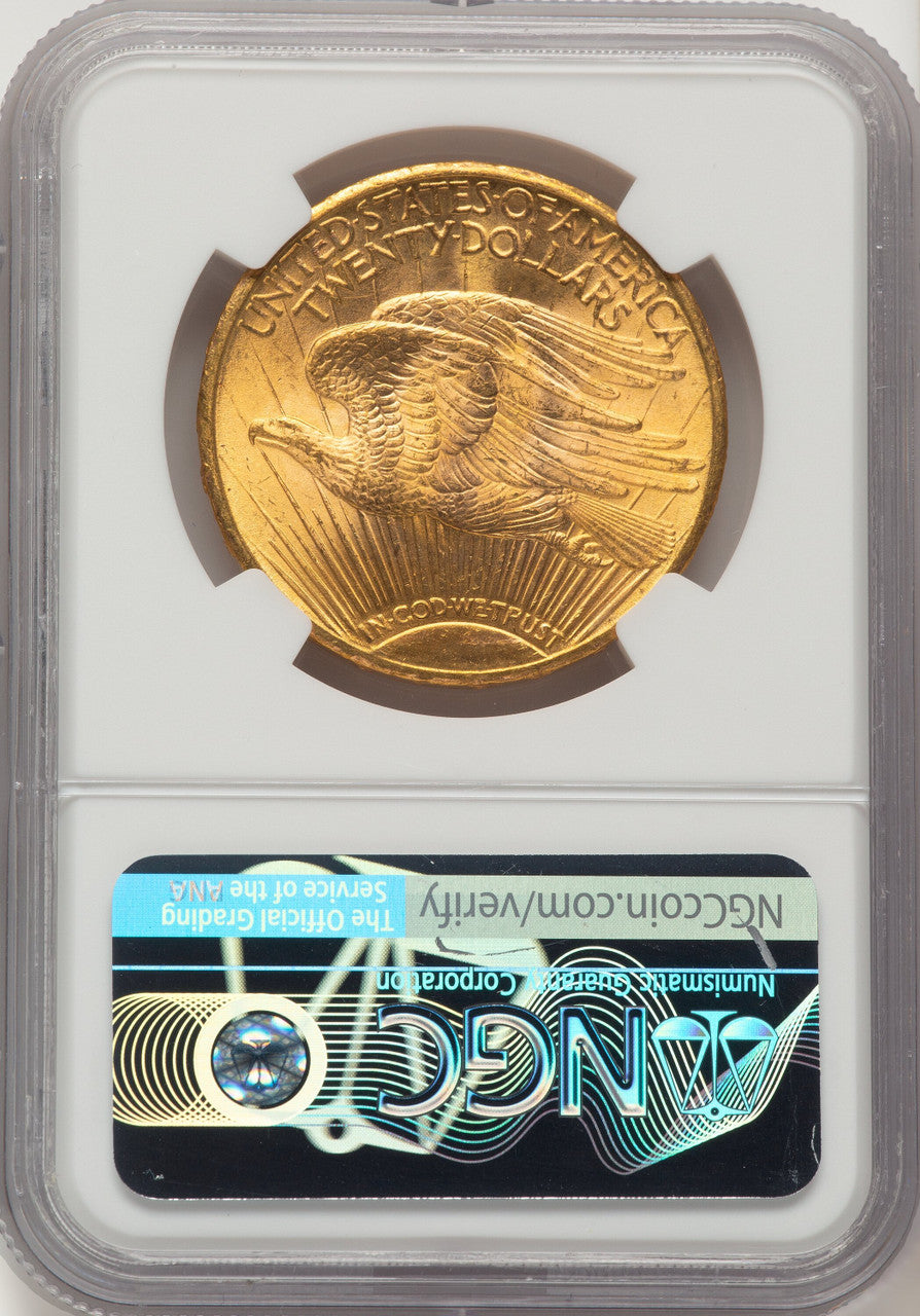 1916-S $20 Saint-Gaudens Double Eagle NGC MS66+