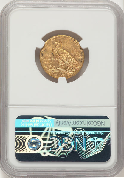 1909 $5 Indian Half Eagle NGC MS62+