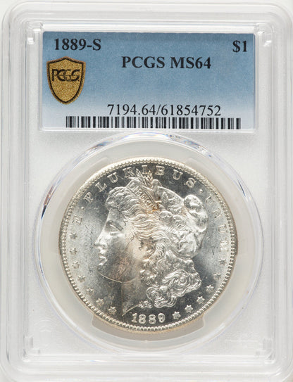 1889-S Morgan Dollar PCGS MS64