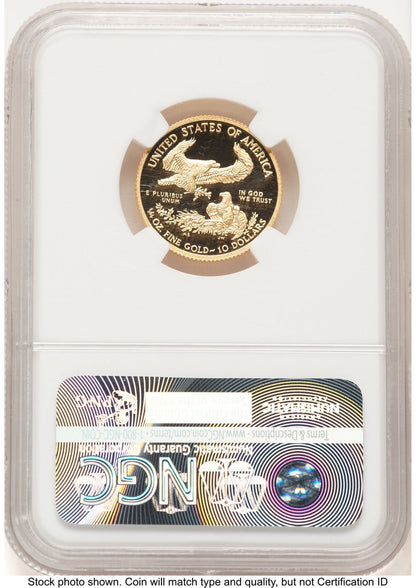 2016-W Proof Gold Eagle 1/4 oz Brown Label NGC PF70