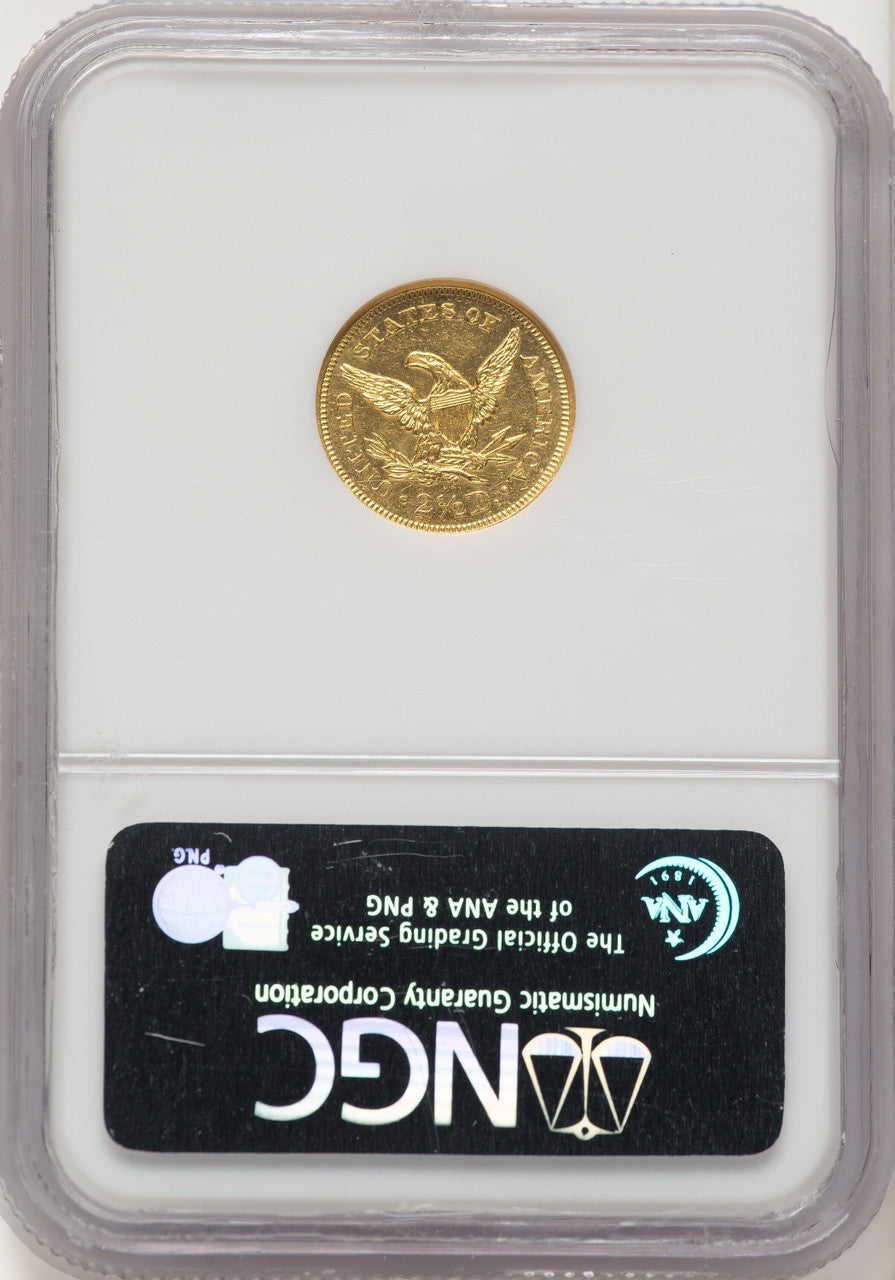 1843 $2.50 Liberty Quarter Eagle NGC AU58 (783972019)