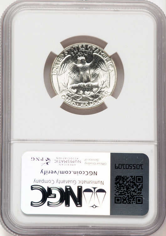 1941 25C CAC Washington Quarter NGC MS67+