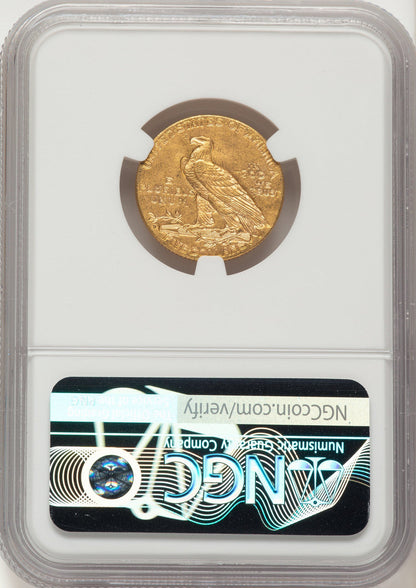1908-D $5 Indian Half Eagle NGC MS63