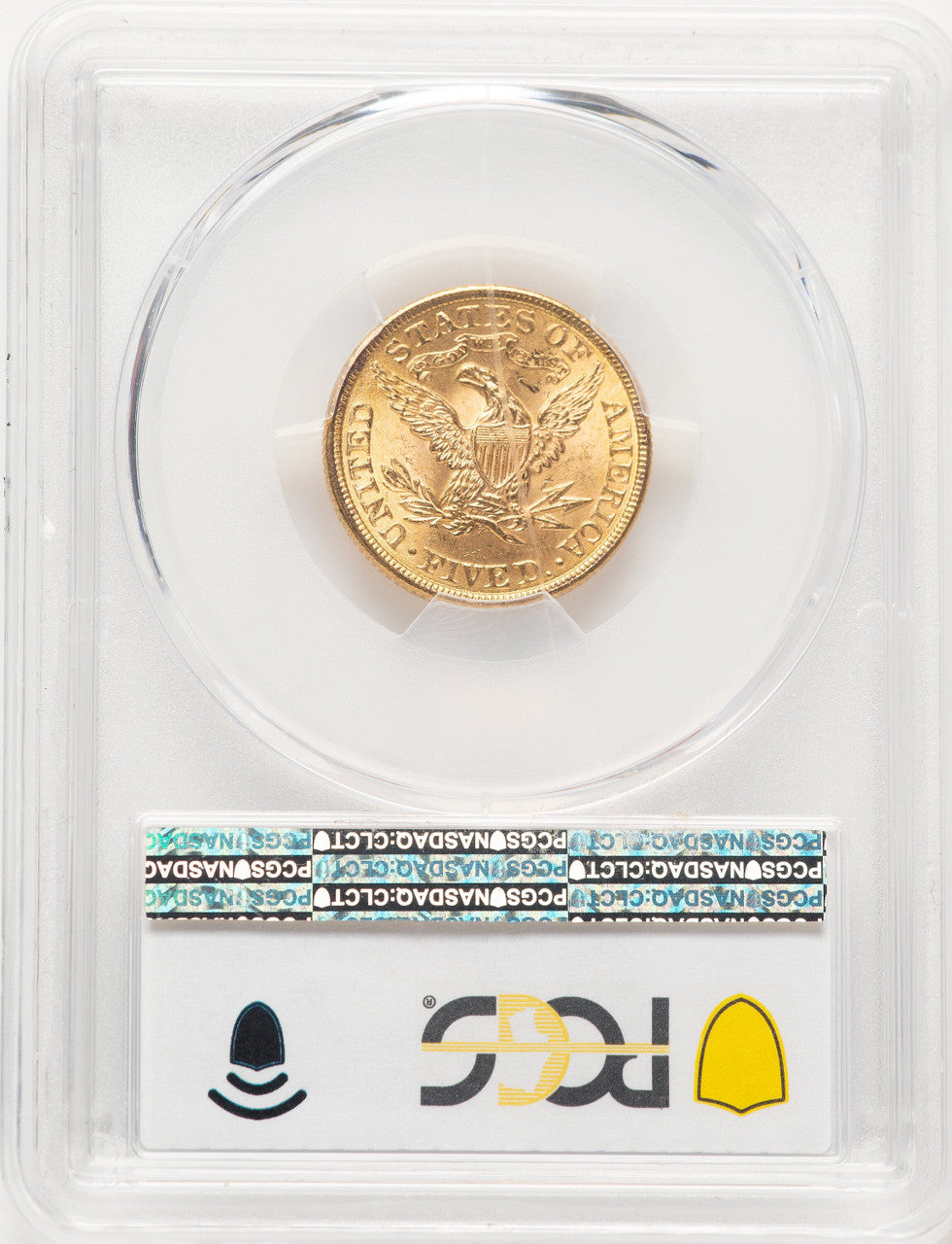 1899 $5 Liberty Half Eagle PCGS MS65