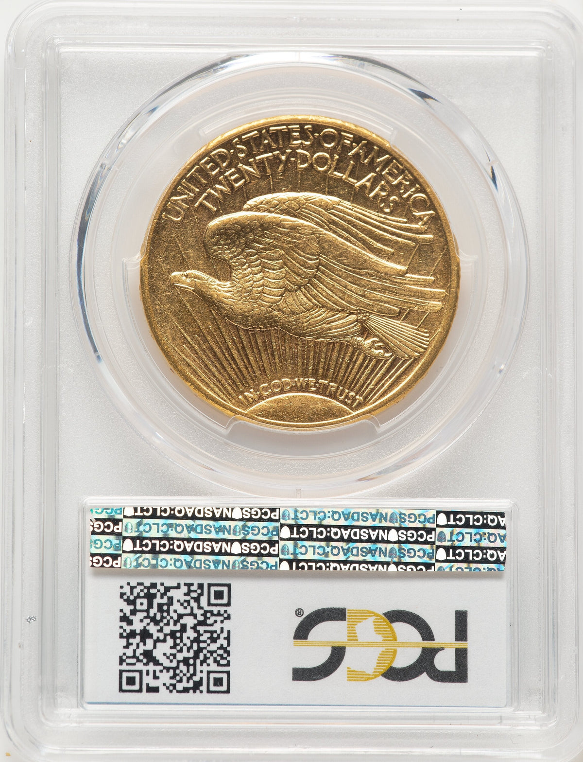 1909/8 $20 Saint-Gaudens Double Eagle PCGS AU53